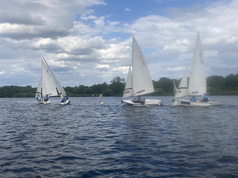 British Schools Dinghy Racing Association Finals in Norfolk photo copyright RHS taken at Norfolk Broads Yacht Club and featuring the Team Racing class