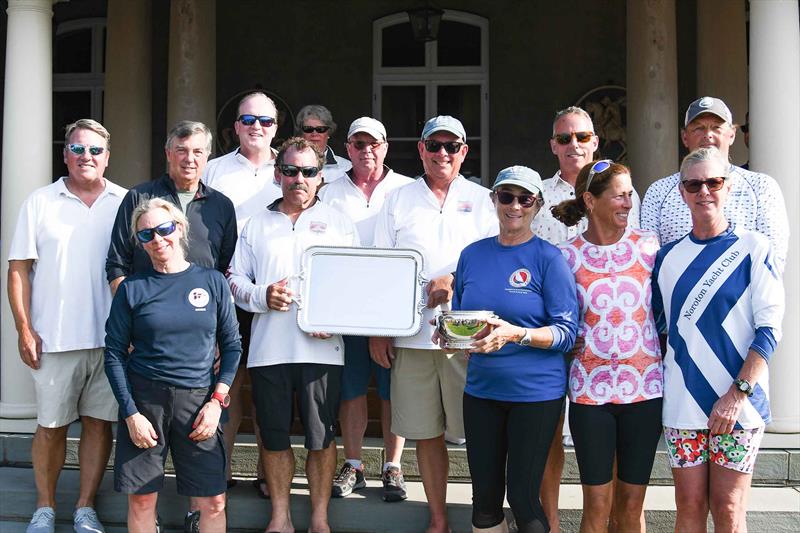 2024 New York Yacht Club Grandmasters Regatta: Winning team from Noroton Yacht Club photo copyright Stuart Streuli / New York Yacht Club taken at New York Yacht Club and featuring the Team Racing class