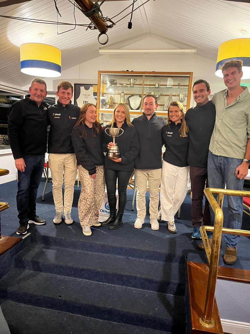 Home team Baltimore Sailing Club win the Irish Team Racing Championship 2024 photo copyright Mark Hegarty taken at Baltimore Sailing Club and featuring the Team Racing class