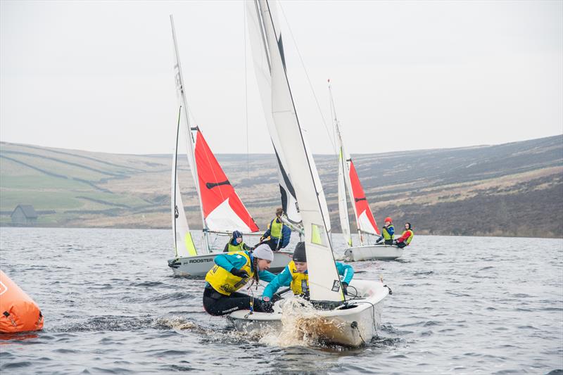 Feva Action during the NSSA Double Handed Team Racing Championships - photo © Dave Wood