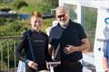 Eastern Area 5.3 Topper Championship Trophy presented to Harry Mitchell (Erith Yacht Club and King George SC) presented by Adrian Tebbutt, Commodore SBSC, during the Topper Eastern Area Championships at Snettisham Beach © John Blackman Northwood