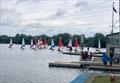 Broxbourne Centenary: The youth fleet setting off for the first race © Pip Hudson