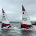 Managing the changing tides with the winds during the ITCA (GBR) Invitational Topper Coaching at Poole © Mark Turner