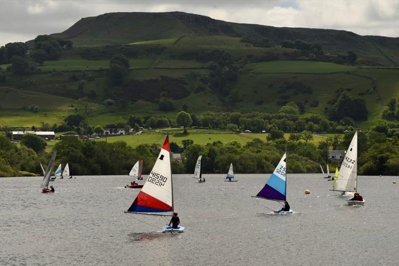 Derbyshire Youth Sailing at Combs photo copyright Darren Clarke taken at Combs Sailing Club and featuring the Topper class