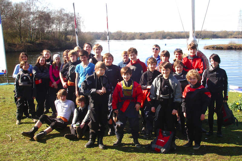 Eastern Area Topper training at Fishers Green photo copyright Simon Butterworth taken at Fishers Green Sailing Club and featuring the Topper class