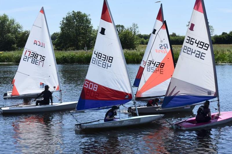 DYS at Trent Valley photo copyright Darren Clarke taken at Trent Valley Sailing Club and featuring the Topper class