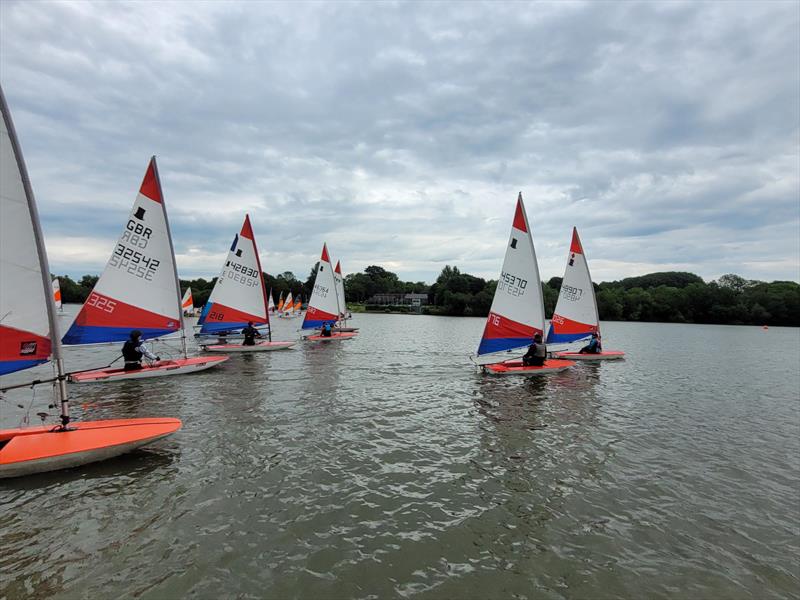 P&B Northamptonshire Youth Series at Banbury photo copyright Norman Byrd taken at Banbury Sailing Club and featuring the Topper class