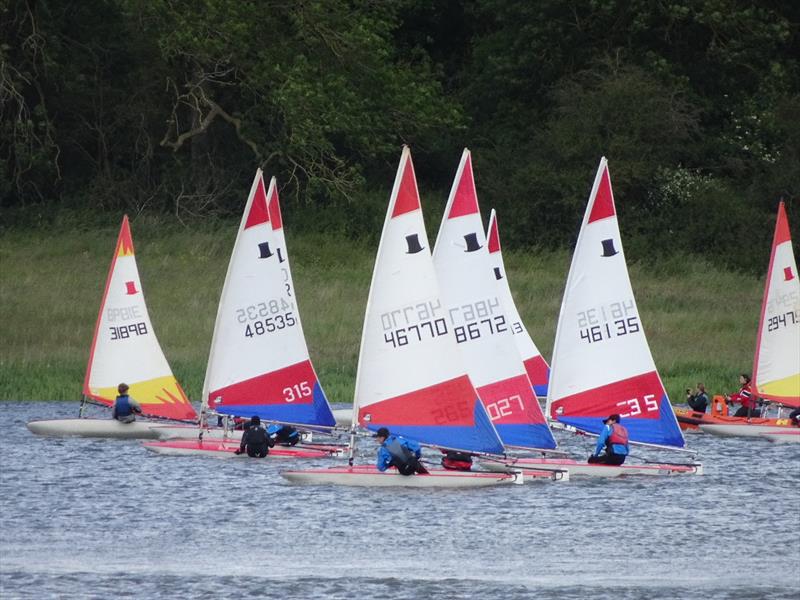 Northampton Youth Series Round 3 at Hollowell photo copyright Mark Greer taken at Hollowell Sailing Club and featuring the Topper class