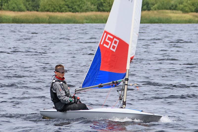 First Junior, Nayth Twiggs - Border Counties Midweek Sailing Series event 4 at Llyn Tegid photo copyright John Hunter taken at  and featuring the Topper class