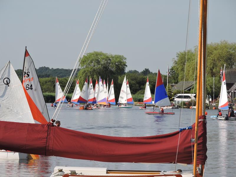 Horning Sailing Club Regatta Week 2024 photo copyright Holly Hancock taken at Horning Sailing Club and featuring the Topper class