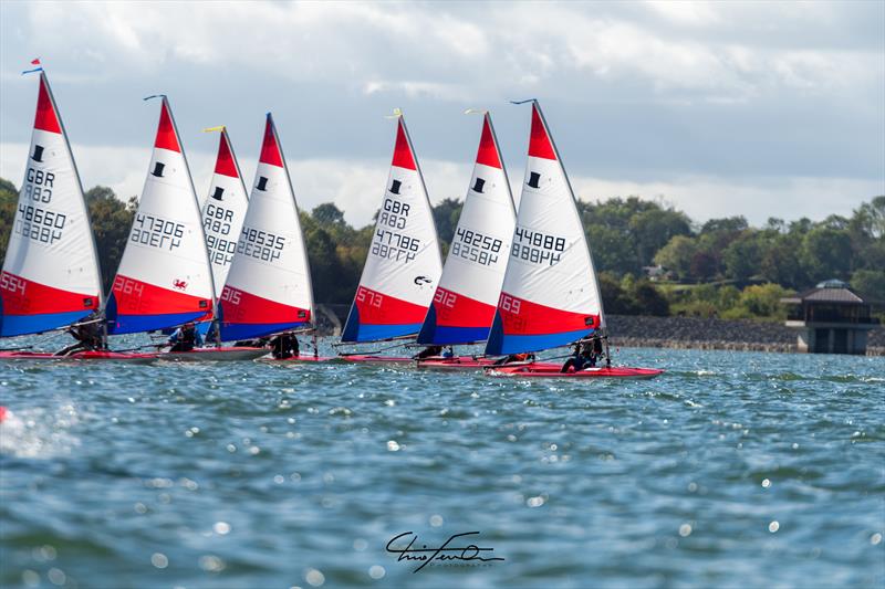 ITCA GBR Topper NS1 event at Carsington photo copyright Chris Fenton taken at Carsington Sailing Club and featuring the Topper class