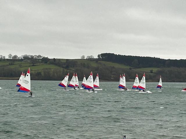 High Wind Set Up and Practice during the ITCA (GBR) Invitational Topper Coaching at Carsington Sailing Club photo copyright Max Todd taken at Carsington Sailing Club and featuring the Topper class