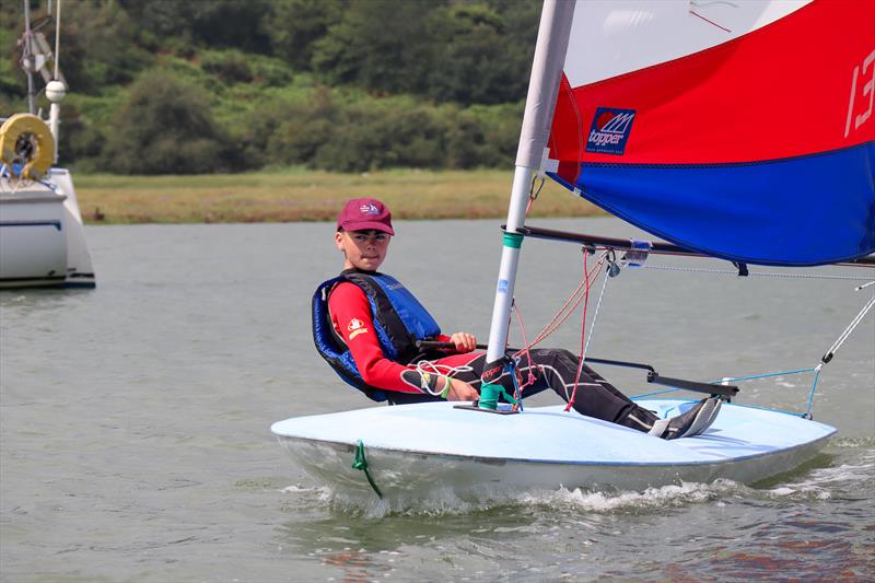 Solway Yacht Club Cadet Week - Year 2 (Burgundy Cap) trainee going very nicely - photo © Nicola McColm