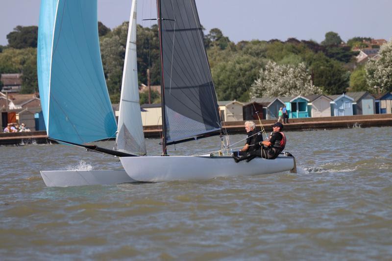 Big Wednesday second placed John Payne and Josh Hunt at Learning & Skills Solutions Pyefleet Week - photo © William Stacey