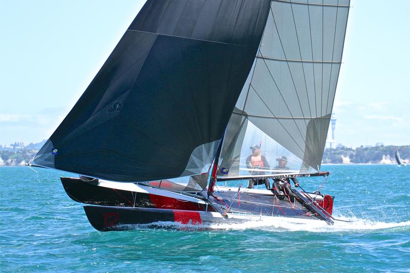 Brett Burvill and Max Puttman (AUS) - Race 5 finish - Int Tornado Worlds - Day 3, presented by Candida, January 7, - photo © Richard Gladwell