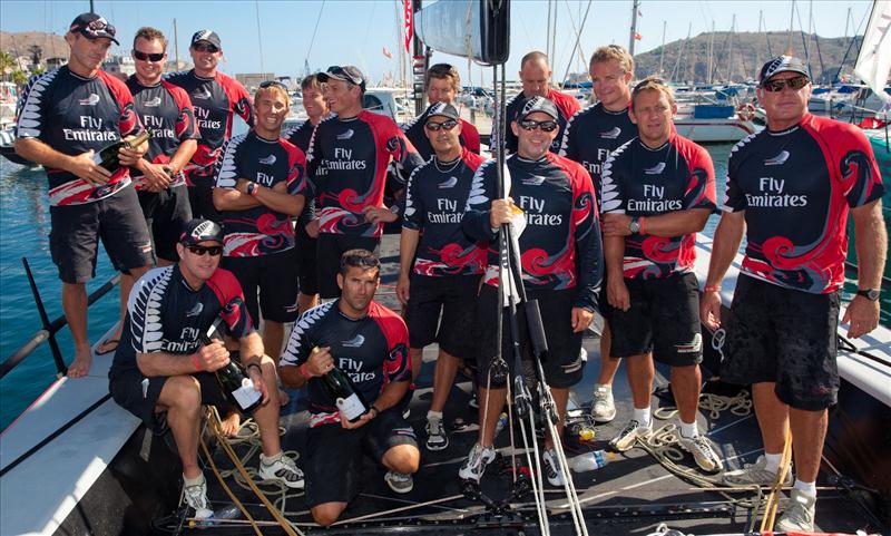 Emirates Team New Zealand win the TP52 Caja Mediterraneo Region of Murcia Trophy - photo © Stefano Gattini_Studio Borlenghi / Audi MedCup