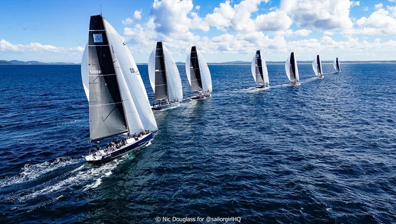 Racing it tight in the Pallas Capital Gold Cup - photo © Nic Douglass for @sailorgirlHQ