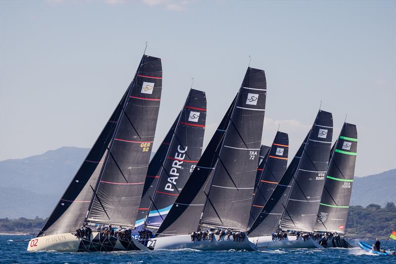52 SUPER SERIES Saint-Tropez Cup Day 2 photo copyright Nico Martinez / 52 Super Series taken at Société Nautique de Saint-Tropez and featuring the TP52 class