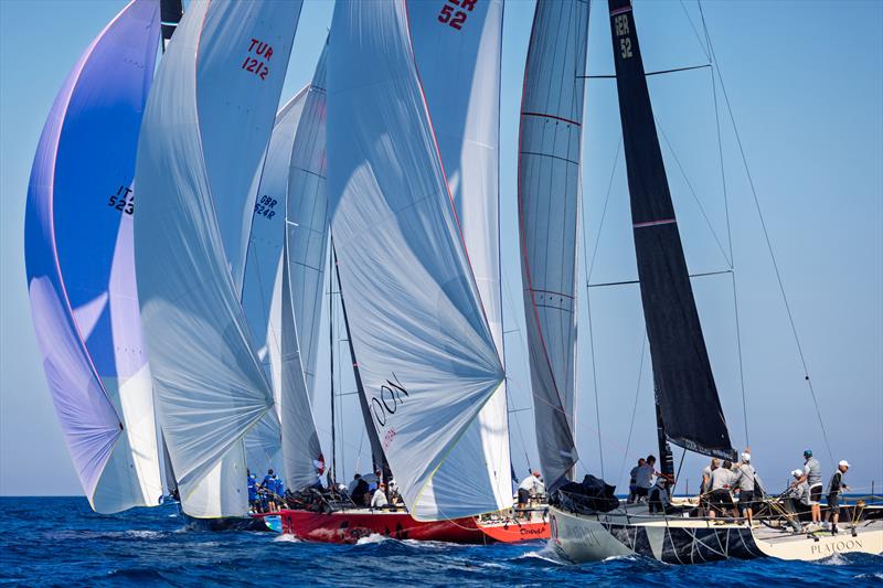 52 SUPER SERIES Saint-Tropez Cup Day 2 photo copyright Nico Martinez / 52 Super Series taken at Société Nautique de Saint-Tropez and featuring the TP52 class