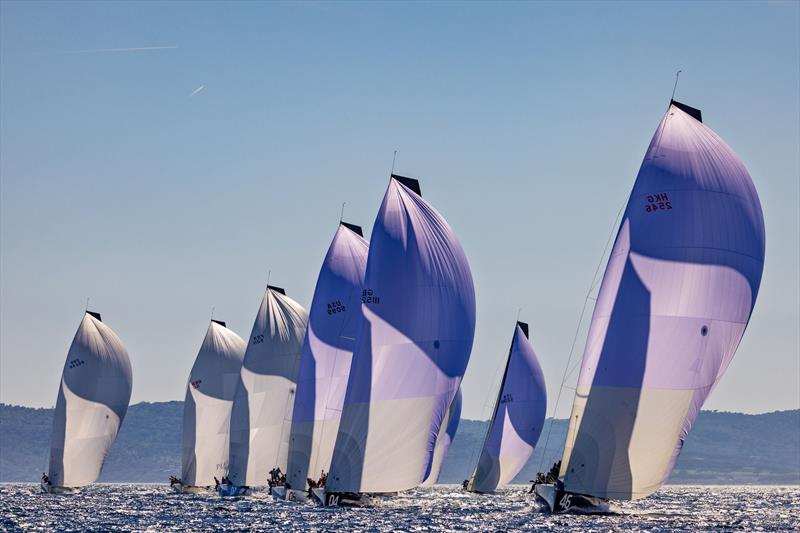 52 SUPER SERIES Saint-Tropez Cup Day 2 photo copyright Nico Martinez / 52 Super Series taken at Société Nautique de Saint-Tropez and featuring the TP52 class