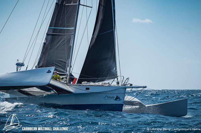 Oceans Tribute owner Guy Chester, the founder of the Windies Multihull Trophy - photo © Laurens Morel / www.saltycolours.com