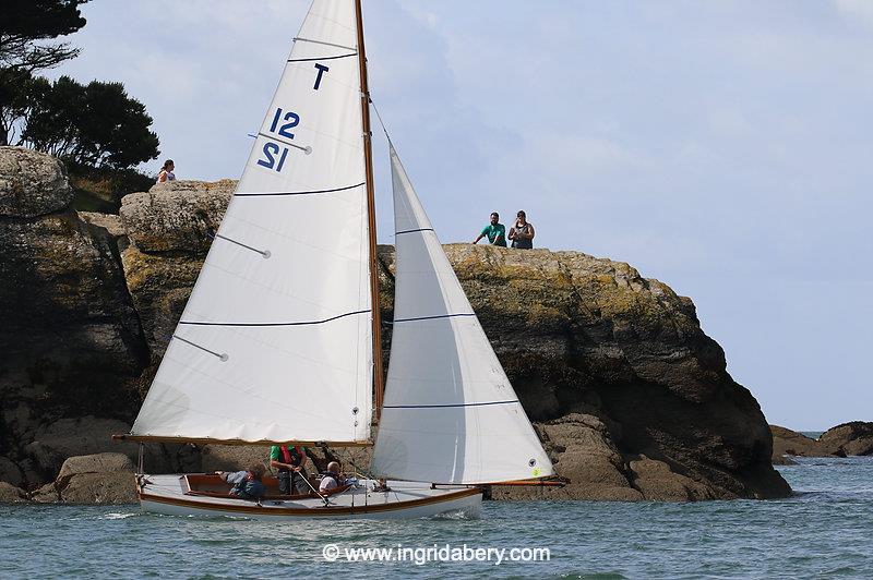 Fowey Royal Regatta 2024 photo copyright Ingrid Abery / www.ingridabery.com taken at Royal Fowey Yacht Club and featuring the Troy class