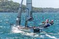 Two on the wire on LCC Asia Pacific - 2026 Tri Search 12ft Skiff Interdominion Championship - Day 4 &copy; @sprottmedia