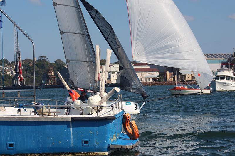 Terms and Conditions crossing the line to win Race 2 - 12ft Skiff Australian Championship - photo © Vita Williams