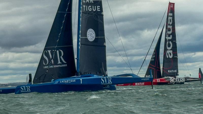 The Ultims SVR Lazartigue and Ultim Actual 3 are both expected to compete in the Transat Café L'OR - photo © Richard Gladwell - Sail-World.com/nz