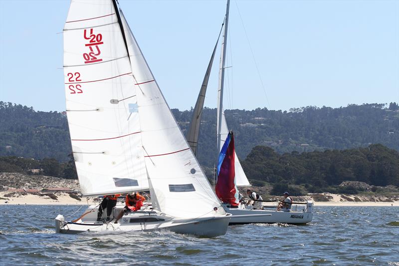 Ultimate 20 racecourse action on the waters of Montrey Bay - photo © Ultimate 20 Class 