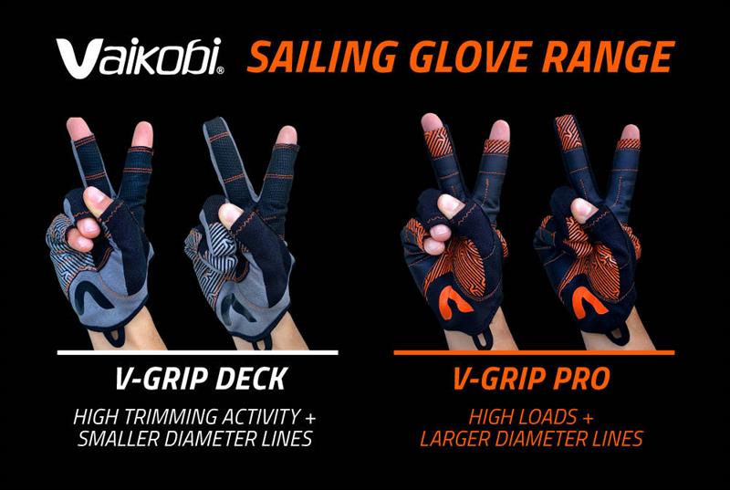 New V-Grip Gloves Range photo copyright Vaikobi taken at  and featuring the  class