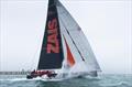 Powering towards the finish off the Royal Yacht Squadron - Transatlantic Race 2025 © Lloyd Images / RORC