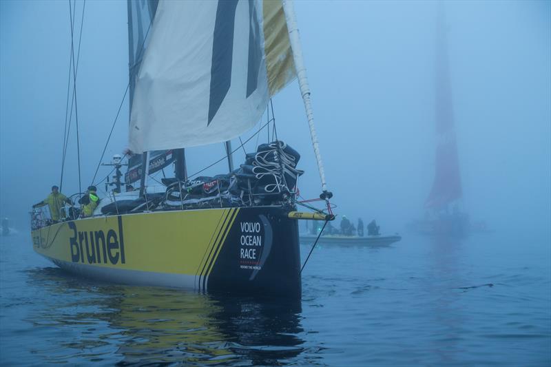 Team Brunel - Leg 8 from Itajai to Newport. Arrivals. 08 May, 2018 photo copyright Jesus Renedo / Volvo Ocean Race taken at  and featuring the Volvo One-Design class