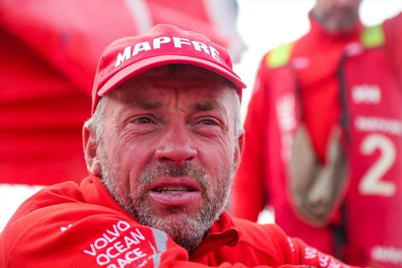 Rob Greenhalgh - Leg 8 from Itajai to Newport. Arrivals. 08 May,  photo copyright Jesus Renedo / Volvo Ocean Race taken at  and featuring the Volvo One-Design class