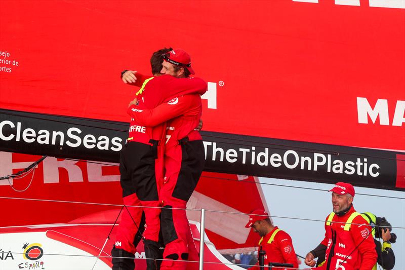 MAPFRE - Leg 8 from Itajai to Newport. Arrivals. 08 May, 2018. - photo © Jesus Renedo / Volvo Ocean Race