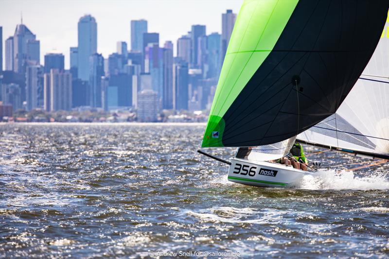 Nash Advisory VX One Australian Nationals Day 2 photo copyright Andrew Snell for @sailorgirlHQ taken at Royal Brighton Yacht Club and featuring the VX One class