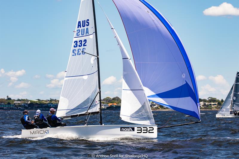 Nash Advisory VX One Australian Nationals Day 2 photo copyright Andrew Snell for @sailorgirlHQ taken at Royal Brighton Yacht Club and featuring the VX One class