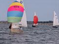 Wanderer Open at Whitstable Race 2, W1004 in the lead with W1282 and W1009 in pursuit © Sam Turner