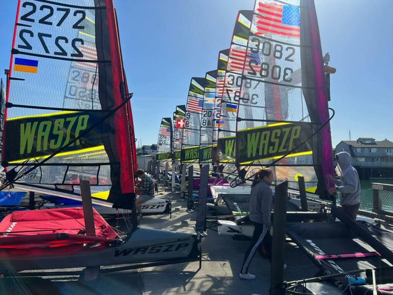 A splash of colour ashore during the WASZP Americas Championship 2022 - photo © Bryan McDonald