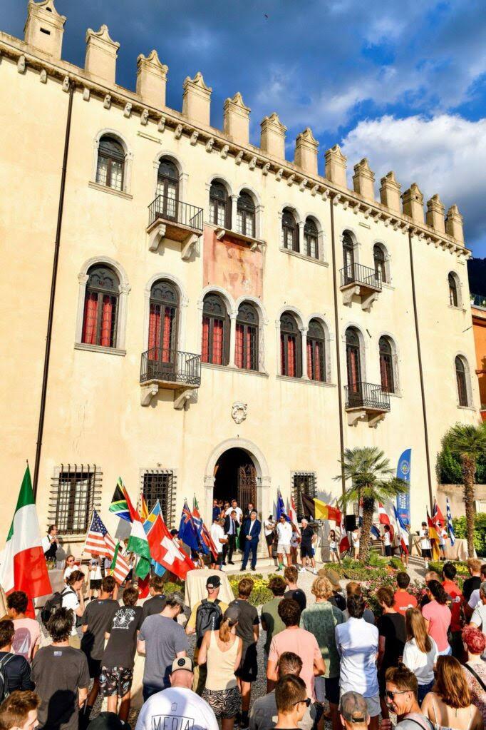 The International WASZP Games is officially opened at Malcesine, Lake Garda, Italy - photo © James Tomlinson