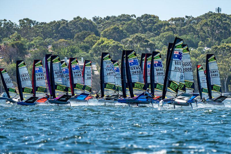 Australian WASZP Nationals day 3 photo copyright FSR Industries taken at Perth Dinghy Sailing Club and featuring the WASZP class