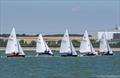Elliot Marks and Sam Pygall nail a pin end start - Craftinsure UK Wayfarer National Circuit and Eastern Area Championship at Medway YC © Paul Babington