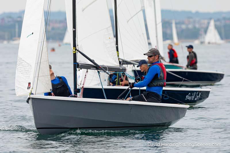 Wayfarers on Bournemouth Digital Poole Week 2024 Day 4 photo copyright David Harding / www.sailingscenes.com taken at Parkstone Yacht Club and featuring the Wayfarer class