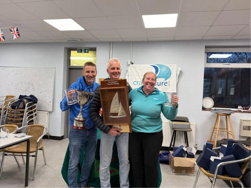 Craftinsure UK Wayfarer National Circuit Finale at Bough Beech - 2025 Craftinsure National Circuit and Travellers Trophy Winners John Clementson and Mel Titmus - photo © Nigel O’Donnell