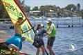 Andrew Dolly Divola at 2025 Vaikobi Windsurfer Class Australian Nationals © Shane Baker