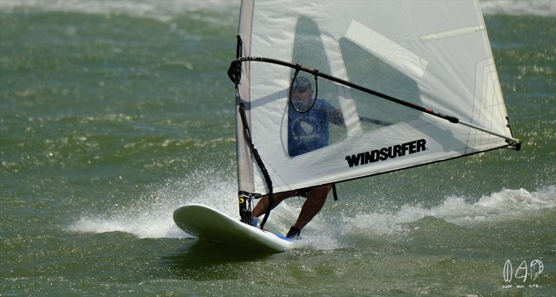 Speed gybe on the inside photo copyright Mitch Pearson / Surf Sail Kite taken at Brighton & Seacliff Yacht Club and featuring the Windsurfing class