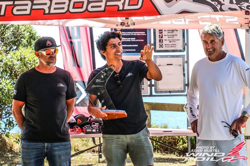 Aaron McIntosh, Antonio Cozollino and Russell Coutts - NZ Windfoiler National Championships - March 13-15, 2020 - Manly Sailing Club - photo © Adam Mustill