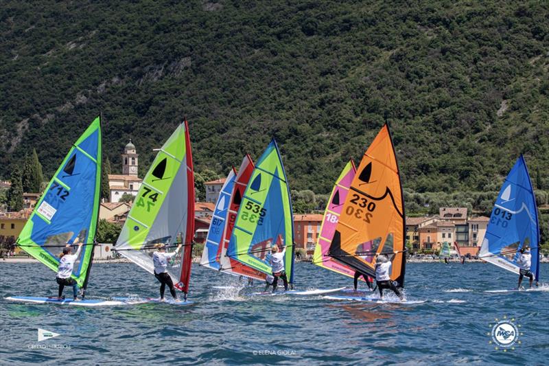 European Windsurfer Championships 2024 photo copyright Elena Giolai taken at Circolo Surf Torbole and featuring the Windsurfing class