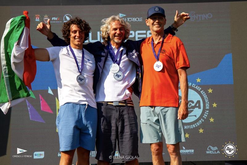 European Windsurfer Championships 2024 final day photo copyright Elena Giolai taken at Circolo Surf Torbole and featuring the Windsurfing class