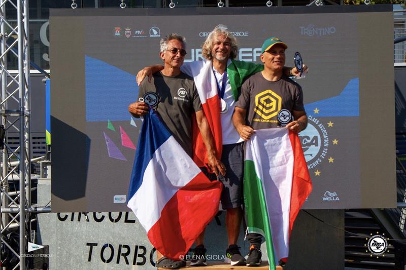 European Windsurfer Championships 2024 final day photo copyright Elena Giolai taken at Circolo Surf Torbole and featuring the Windsurfing class